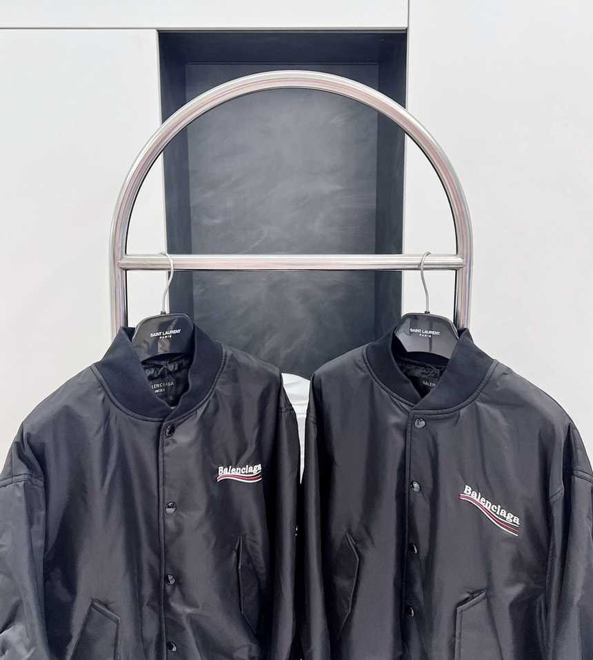 발렌시아가 웨이브로고 야구잠바 점퍼 자켓 | 사이즈 S,M,L,XL