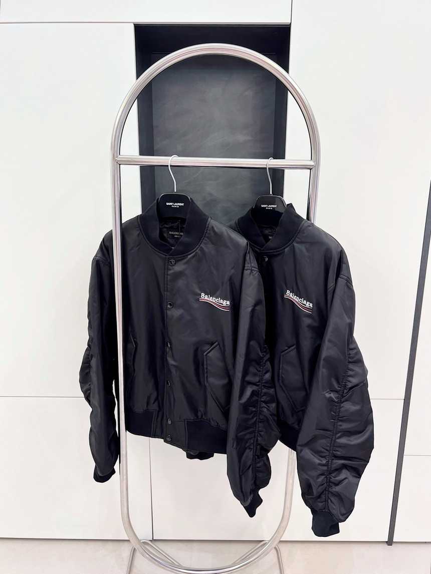 발렌시아가 웨이브로고 야구잠바 점퍼 자켓 | 사이즈 S,M,L,XL