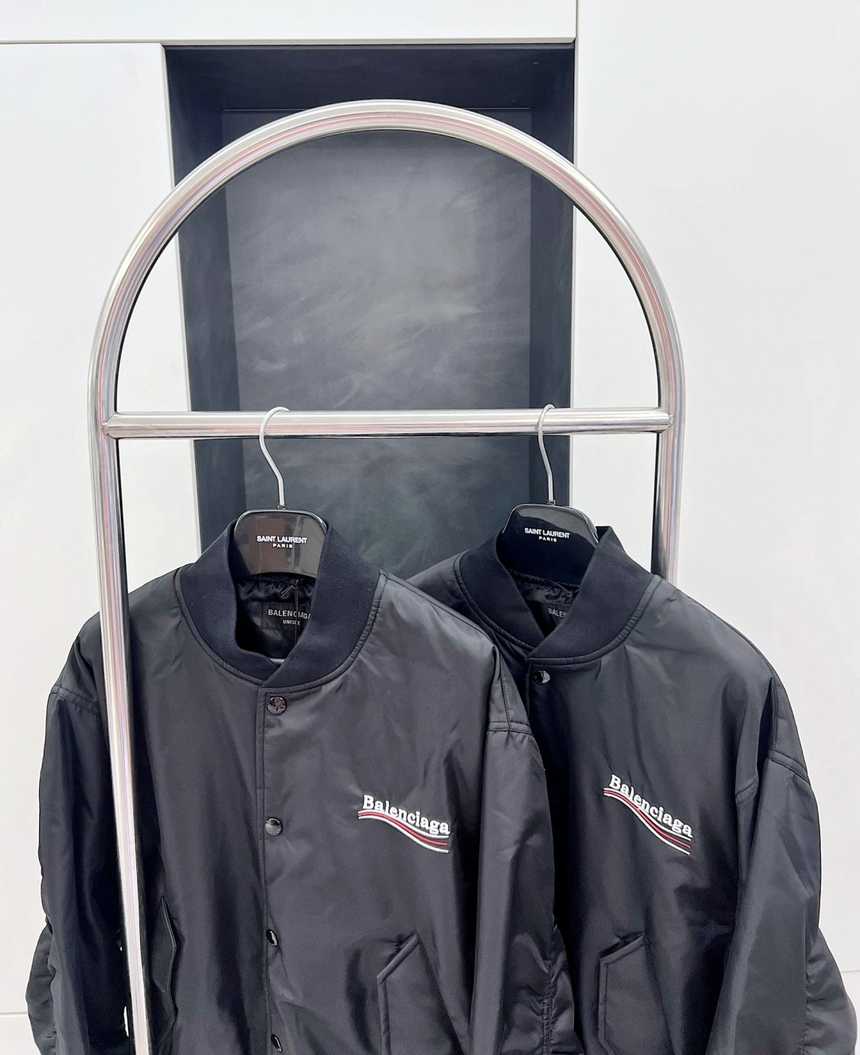발렌시아가 웨이브로고 야구잠바 점퍼 자켓 | 사이즈 S,M,L,XL