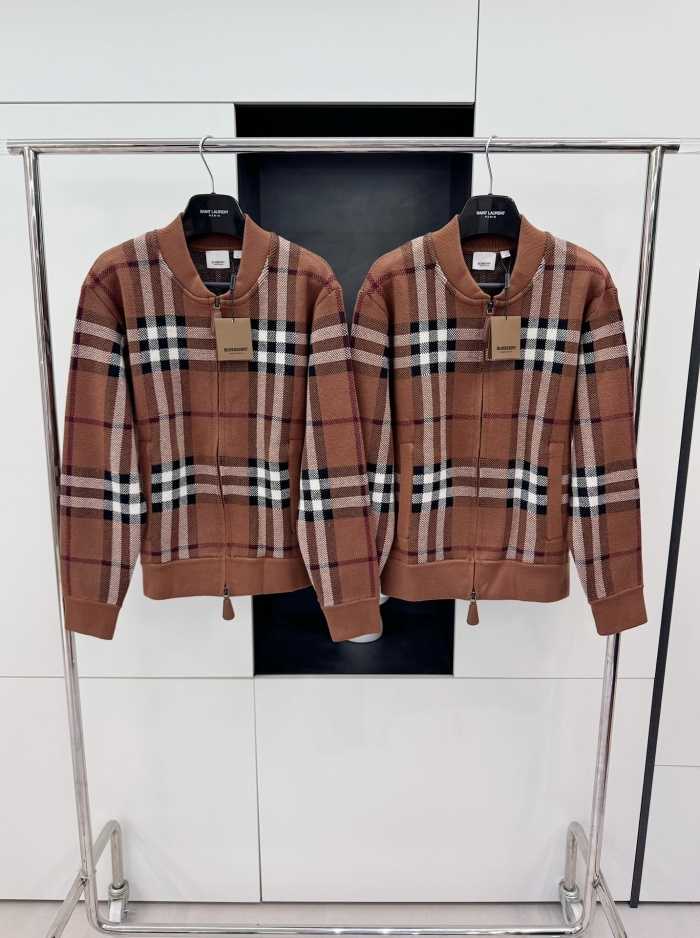 버버리 캐시미어 지퍼 자켓 | 사이즈 S,M,L,XL