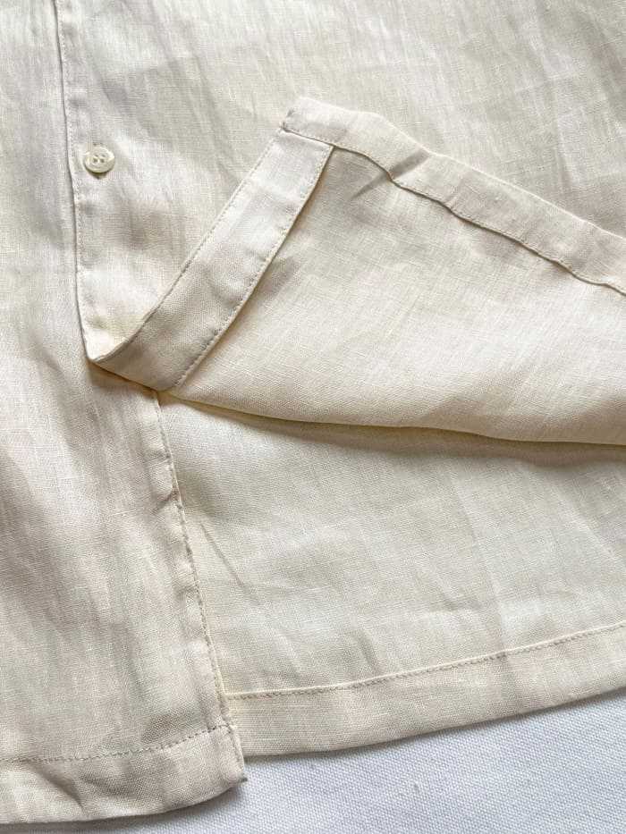 브루넬로 쿠치넬리 레인앤듀 린넨 반팔 카라티 | 사이즈 S,M,L,XL