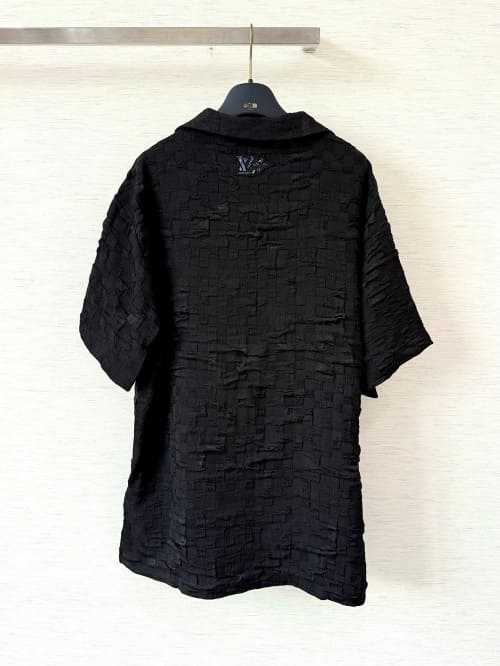 루이비통 자카드 탑 카라 반팔티 | 사이즈 S,M,L,XL