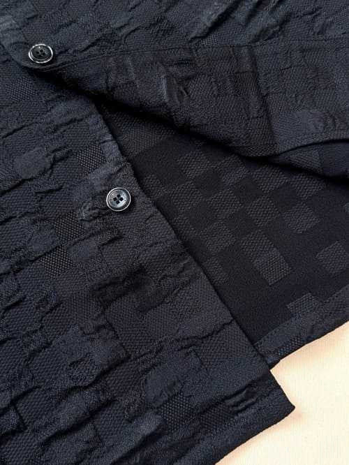 루이비통 자카드 탑 카라 반팔티 | 사이즈 S,M,L,XL