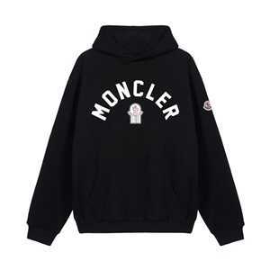  몽클레어 후드 티셔츠 블랙 90782