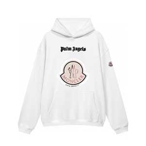  몽클레어 후드 티셔츠 화이트 12940