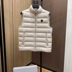  몽클레어 패딩 조끼 아이보리 남여공용