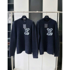 루이비통 lv 울 로고 니트 긴팔티 | 사이즈 S,M,L