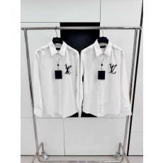 루이비통 로고 오버핏 롱 프린팅 셔츠 | 사이즈 S,M,L,XL