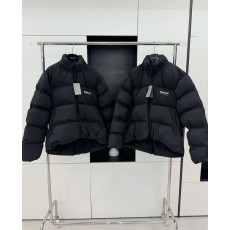발렌시아가 웨이브 로고 다운 패딩 점퍼 | 사이즈 S,M,L,XL