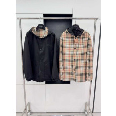 버버리 양면 리버시블 체크 후드 자켓 점퍼 | 사이즈 S,M,L,XL