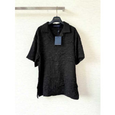 루이비통 자카드 탑 카라 반팔티 | 사이즈 S,M,L,XL