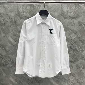 톰브라운 셔츠 화이트-5