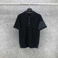 톰브라운 polo 반팔티 블랙