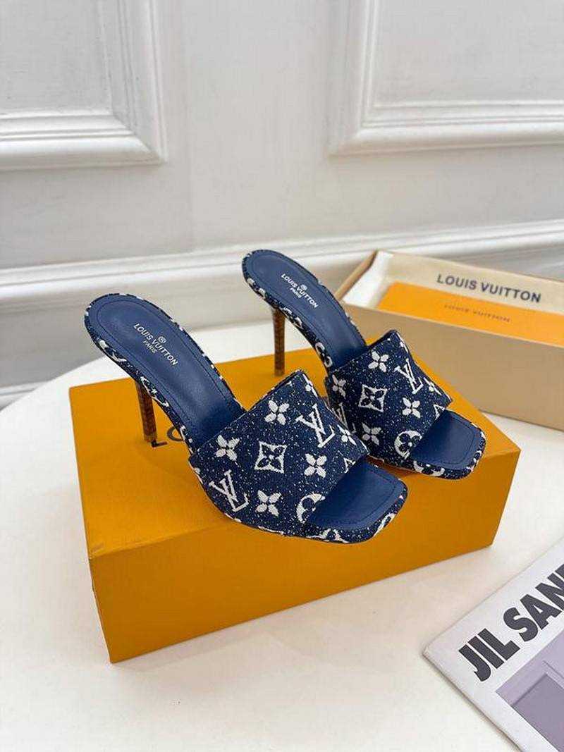 루이비통 22ss 모노그램 샌들 (굽 9.5cm) | 여성 35~40
