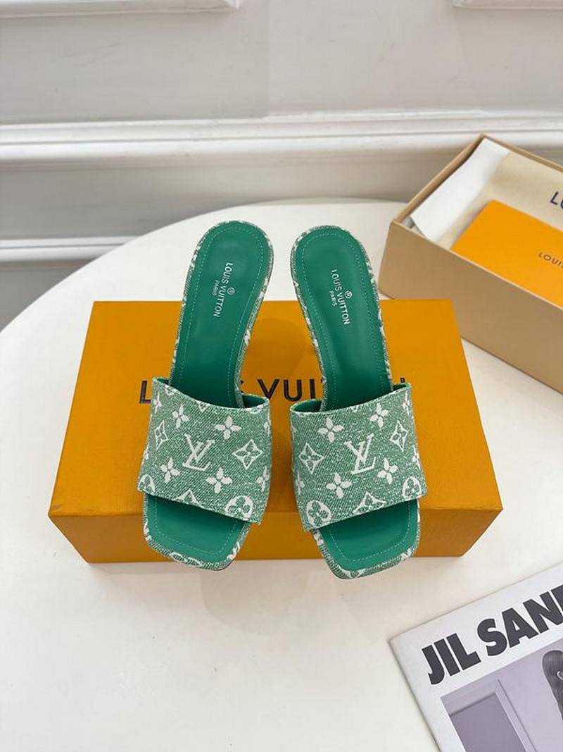루이비통 22ss 모노그램 샌들 (굽 9.5cm) | 여성 35~40