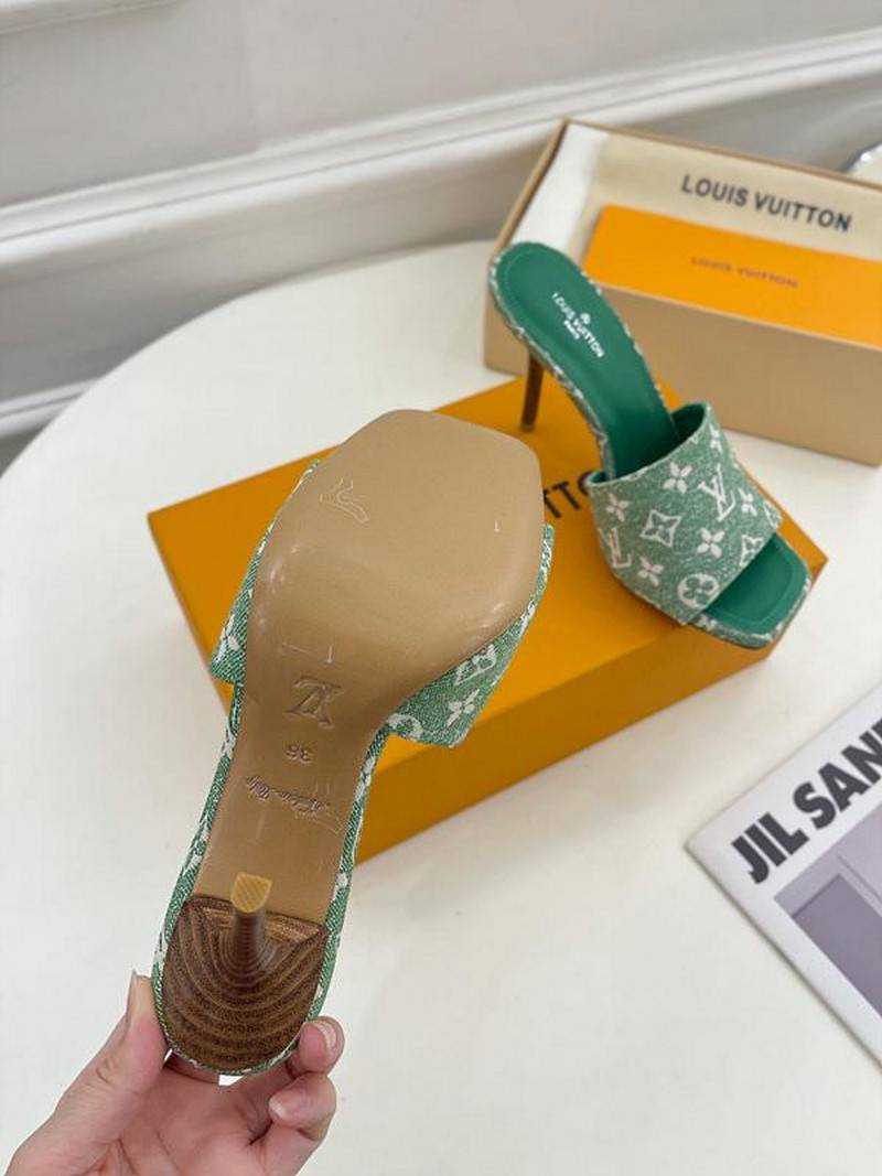 루이비통 22ss 모노그램 샌들 (굽 9.5cm) | 여성 35~40