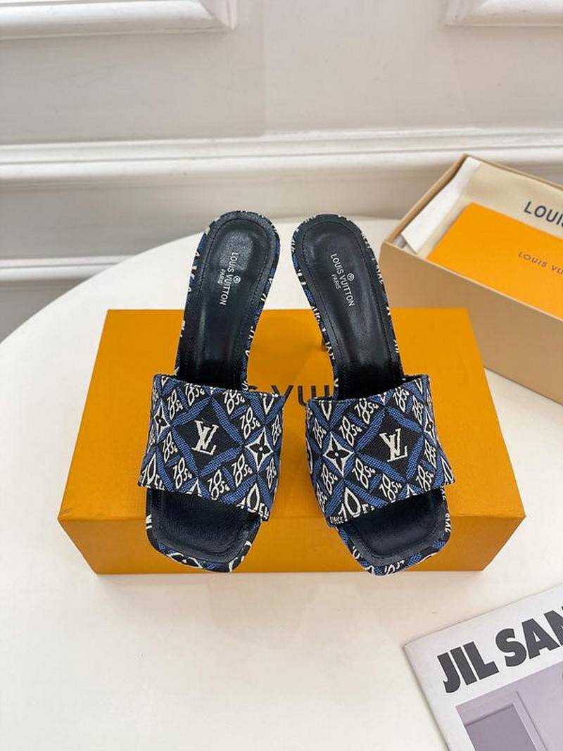 루이비통 22ss 모노그램 샌들 (굽 9.5cm) | 여성 35~40