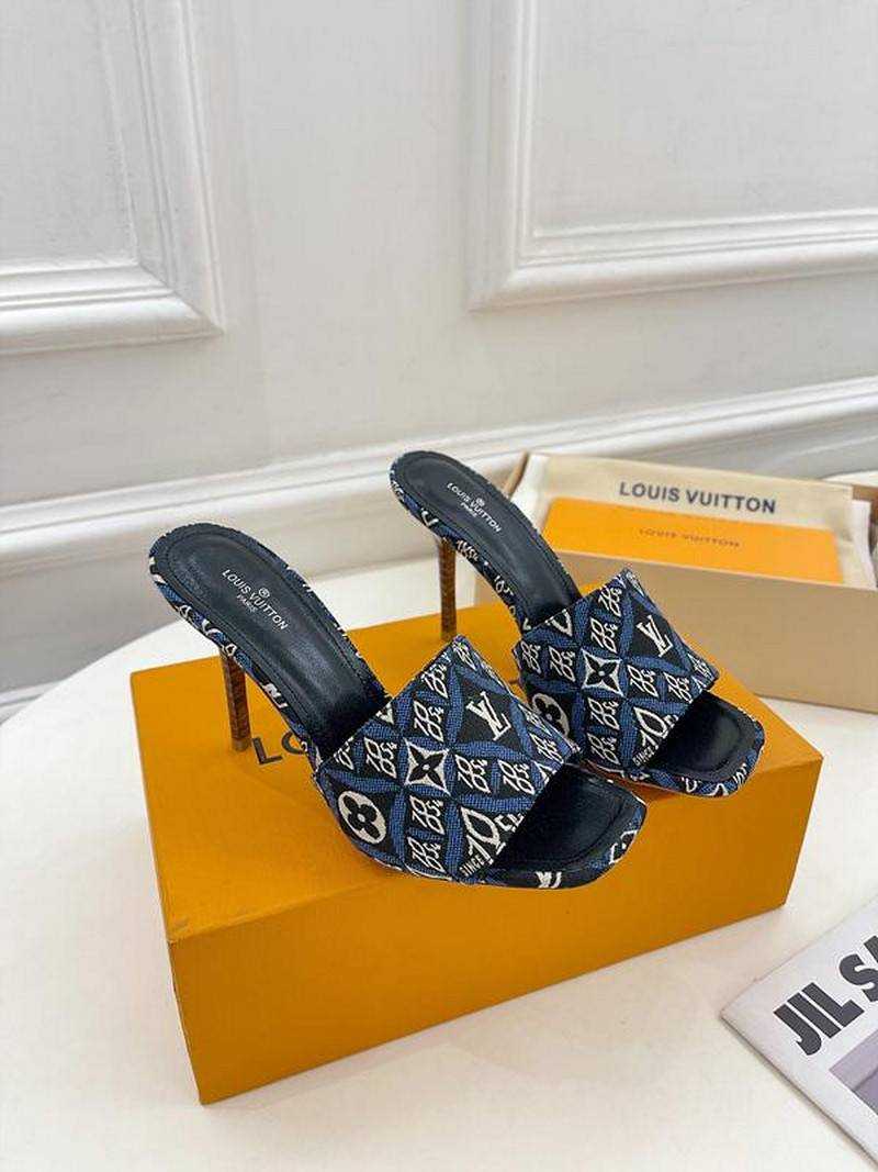 루이비통 22ss 모노그램 샌들 (굽 9.5cm) | 여성 35~40