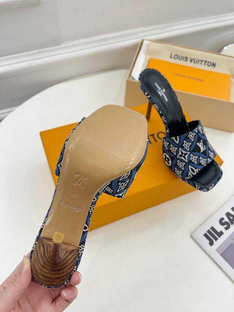루이비통 22ss 모노그램 샌들 (굽 9.5cm) | 여성 35~40