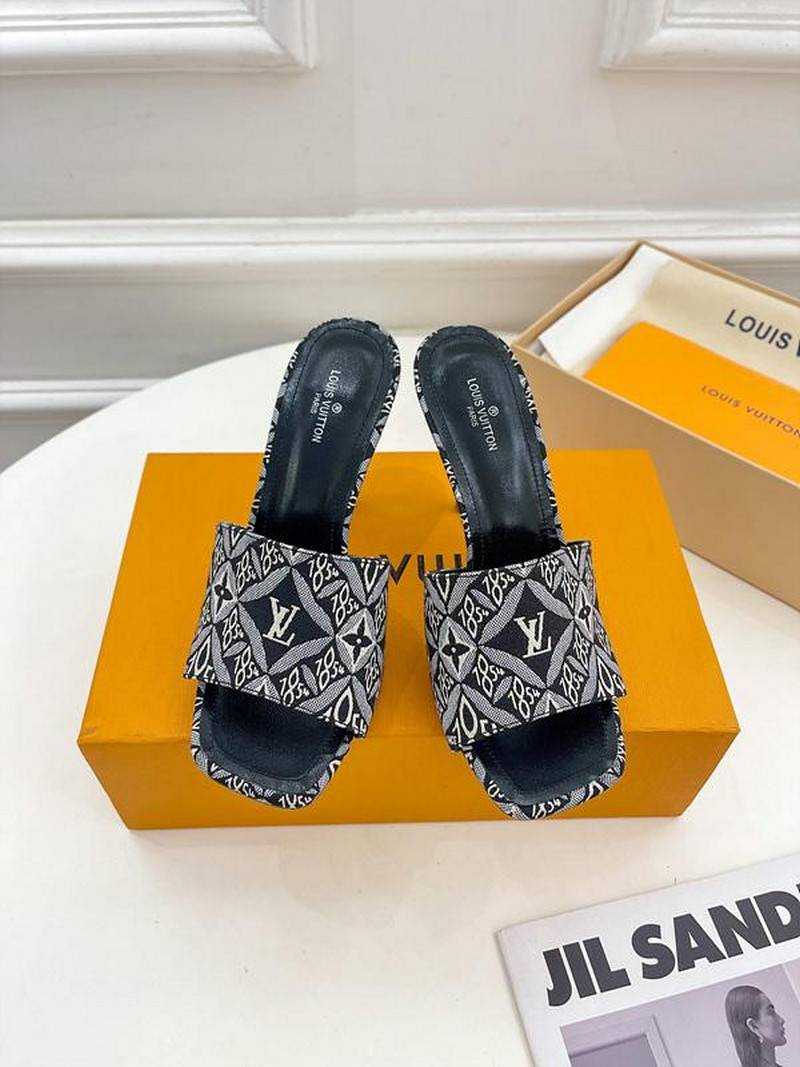 루이비통 22ss 모노그램 샌들 (굽 9.5cm) | 여성 35~40