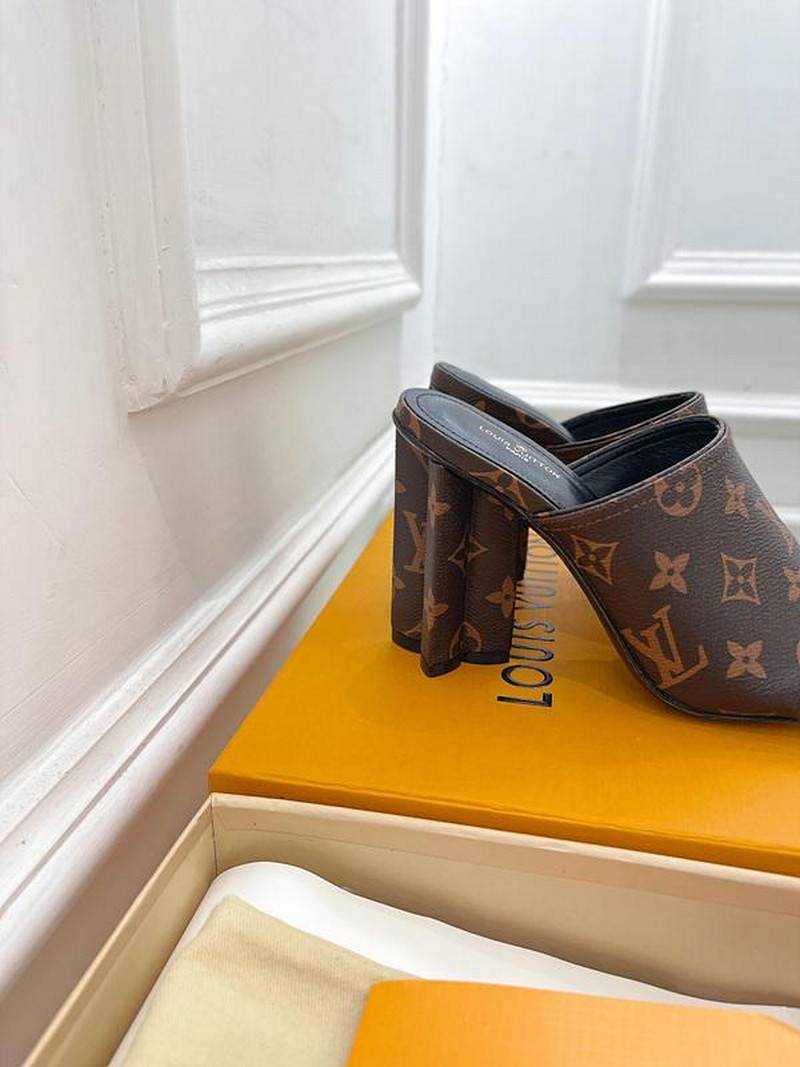 루이비통 22ss 모노그램 실루엣 샌들 (굽 10cm) | 여성 35~40