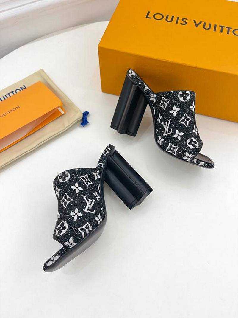 루이비통 22ss 모노그램 실루엣 샌들 (굽 10cm) | 여성 35~40