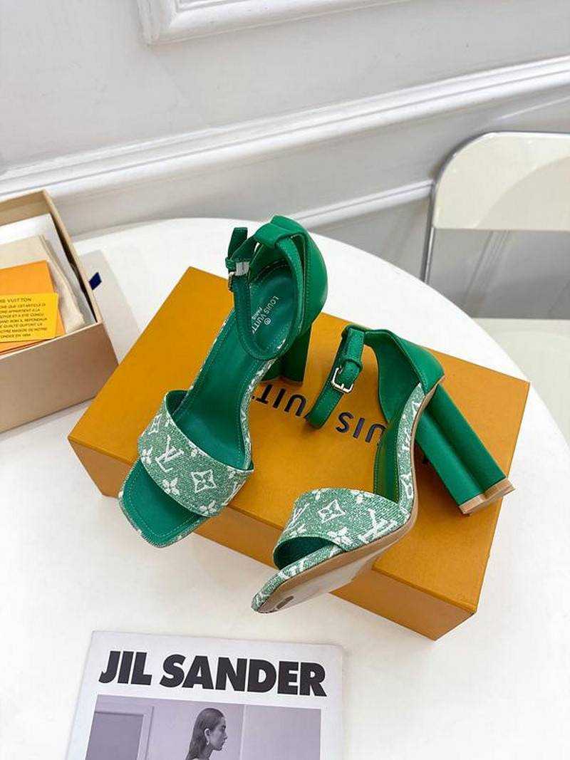 루이비통 22ss 모노그램 실루엣 샌들 (굽 10cm) | 여성 35~40