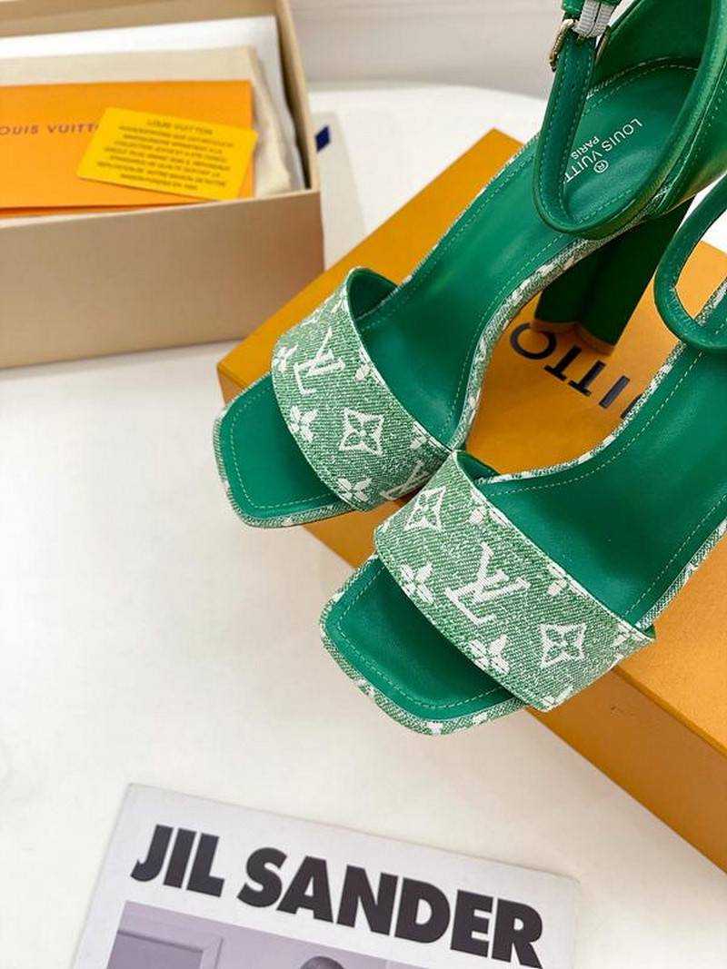 루이비통 22ss 모노그램 실루엣 샌들 (굽 10cm) | 여성 35~40