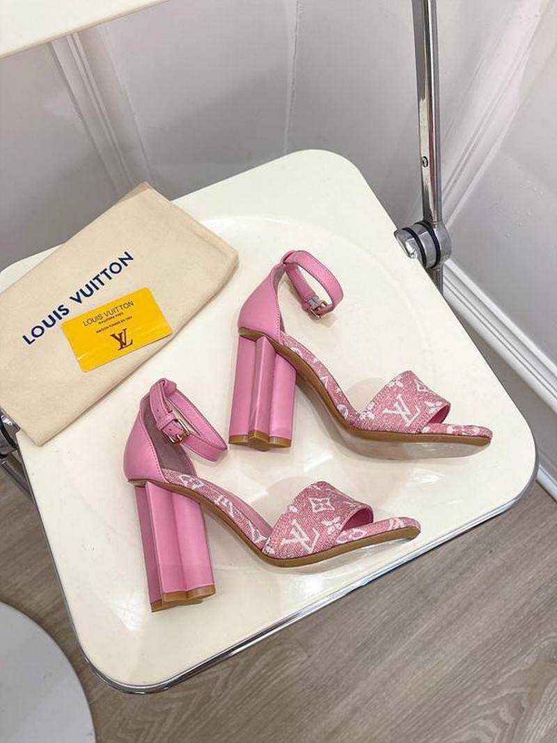 루이비통 22ss 모노그램 실루엣 샌들 (굽 10cm) | 여성 35~40