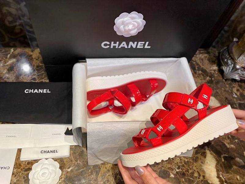 샤* CC로고 페이던트 샌들 | 여성 35~40