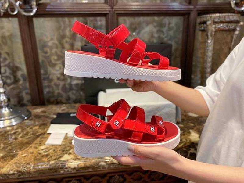 샤* CC로고 페이던트 샌들 | 여성 35~40