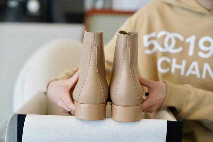 샤* cc로고 카프스킨 하이탑 부츠 | 여성 35~40
