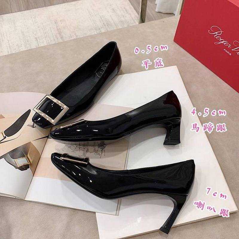 로저비비에 페이던트 메탈 버클 플랫, 펌프스,하이힐 (굽 플랫 /4.5cm / 7cm) | 사이즈 35 - 40