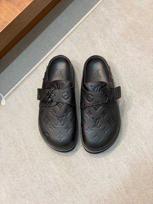 lv 루이비통 엠보 모노그램 이지 뮬 슬리퍼 | 남성 38~45