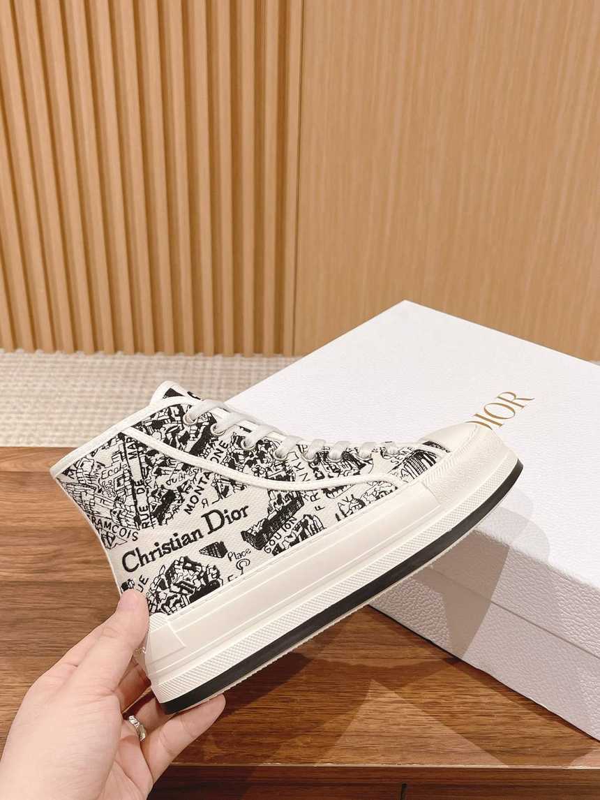 디올 하이탑 스니커즈 굽4.5cm | 여성 35~40