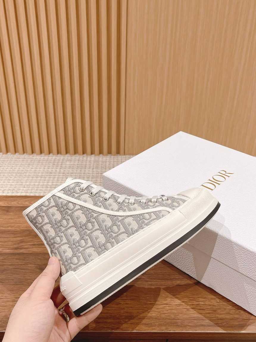 디올 오블리크 하이탑 스니커즈 굽4.5cm | 여성 35~40