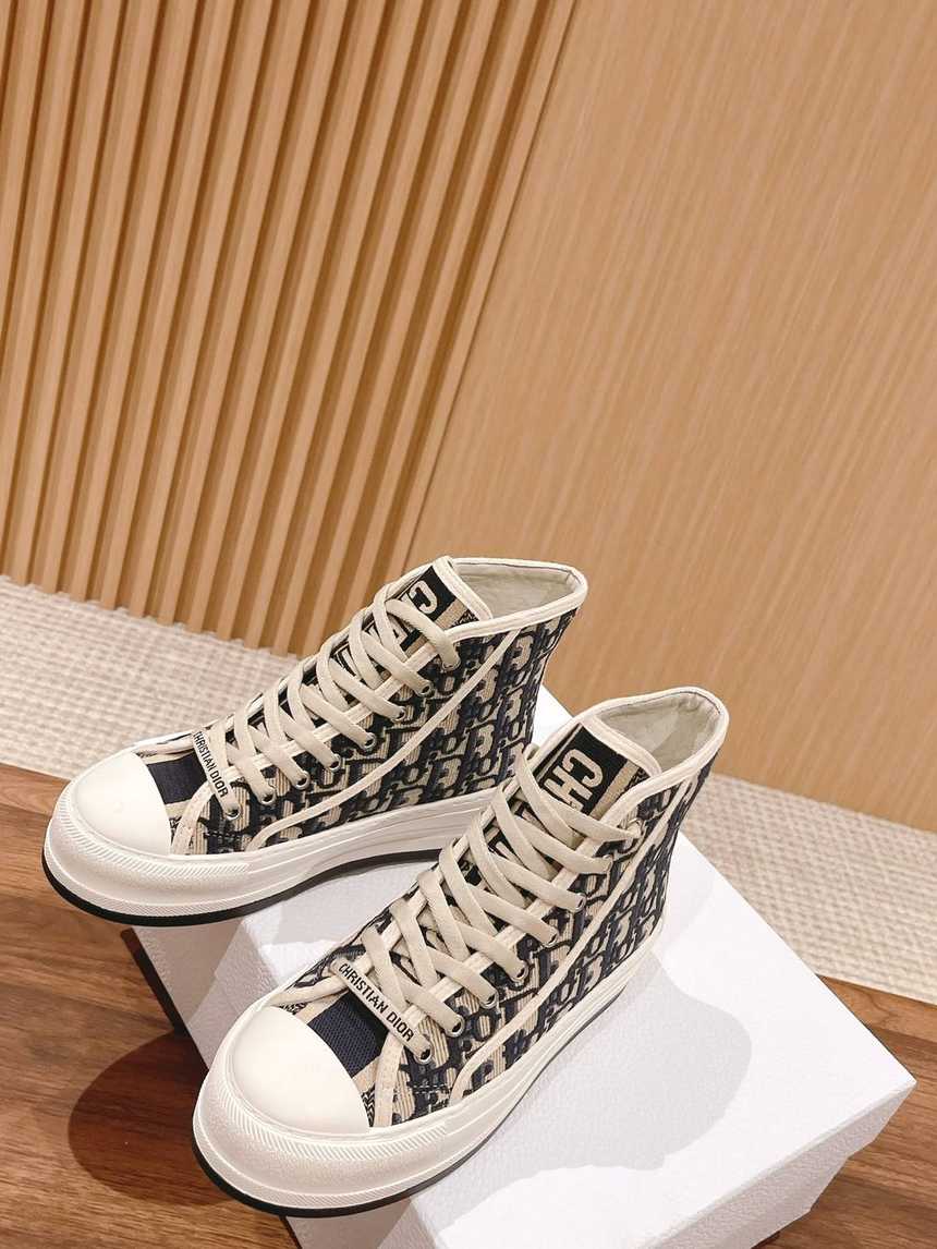 디올 오블리크 하이탑 스니커즈 굽4.5cm | 여성 35~40