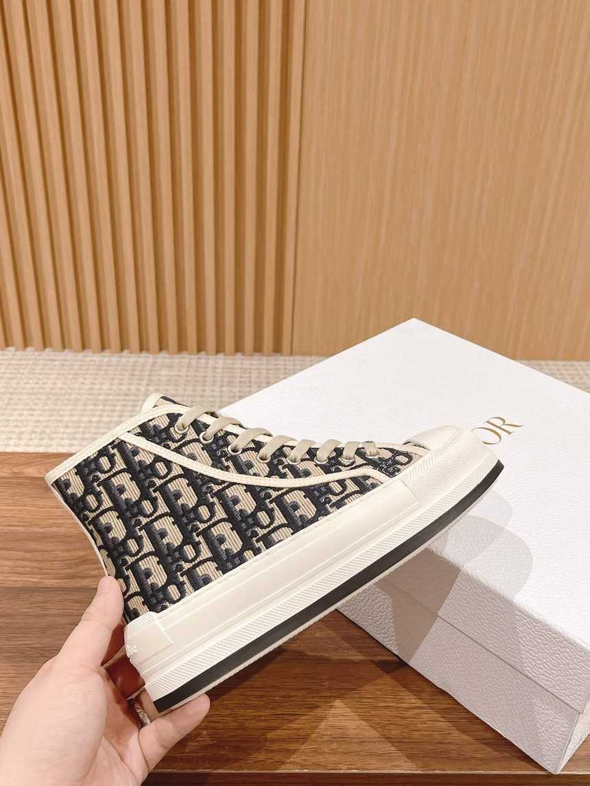 디올 오블리크 하이탑 스니커즈 굽4.5cm | 여성 35~40