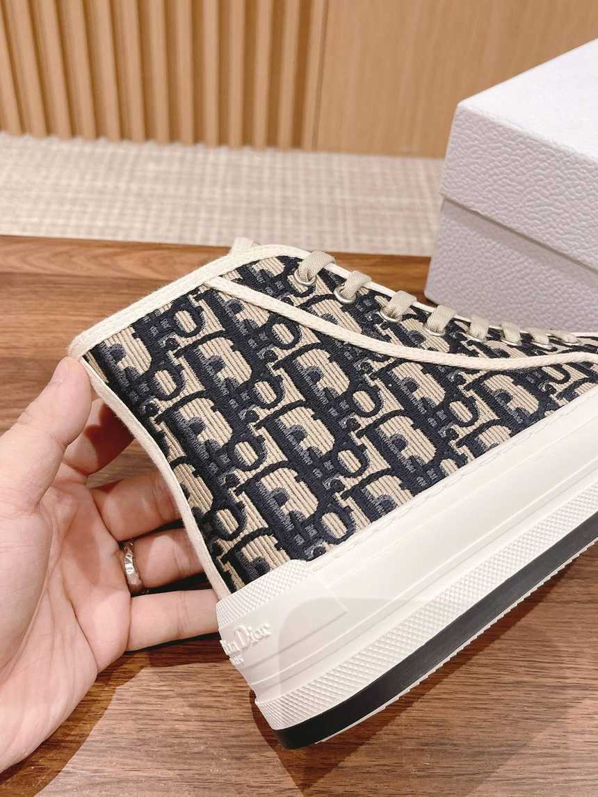 디올 오블리크 하이탑 스니커즈 굽4.5cm | 여성 35~40