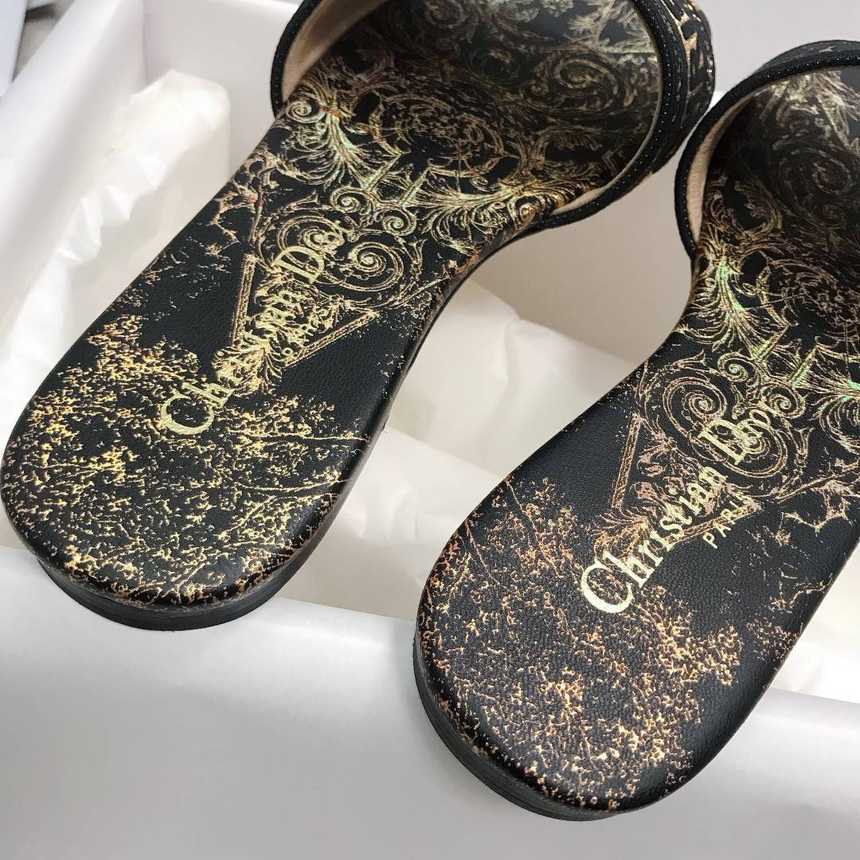 디올 디웨이 뮬 샌들 슬리퍼 (굽0.5cm) | 여성 35~42