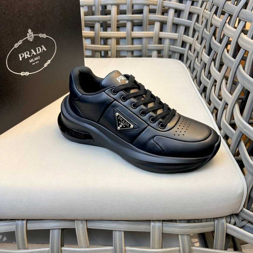 프라다 나파가죽 스니커즈 굽4.5cm | 남성 39~45