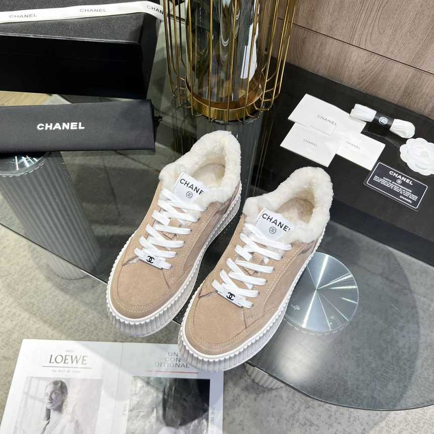 샤* 통굽 울 스니커즈 | 사이즈 35~40