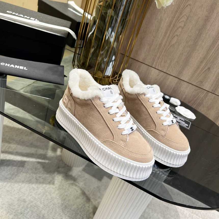 샤* 통굽 울 스니커즈 | 사이즈 35~40