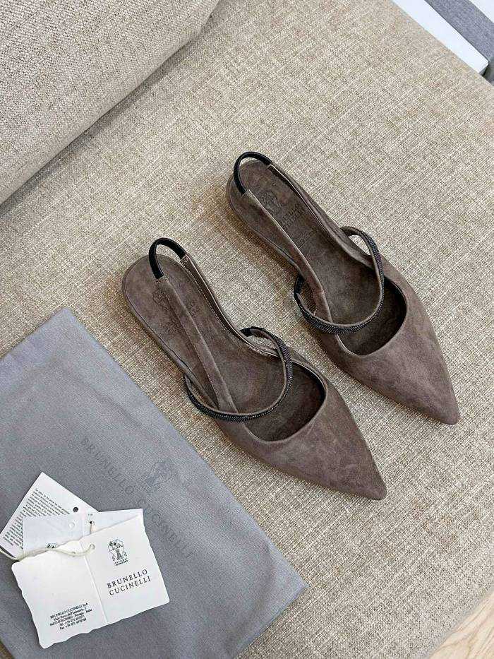 브루넬로 쿠치넬리 미들힐 굽3.5cm | 사이즈 36~41
