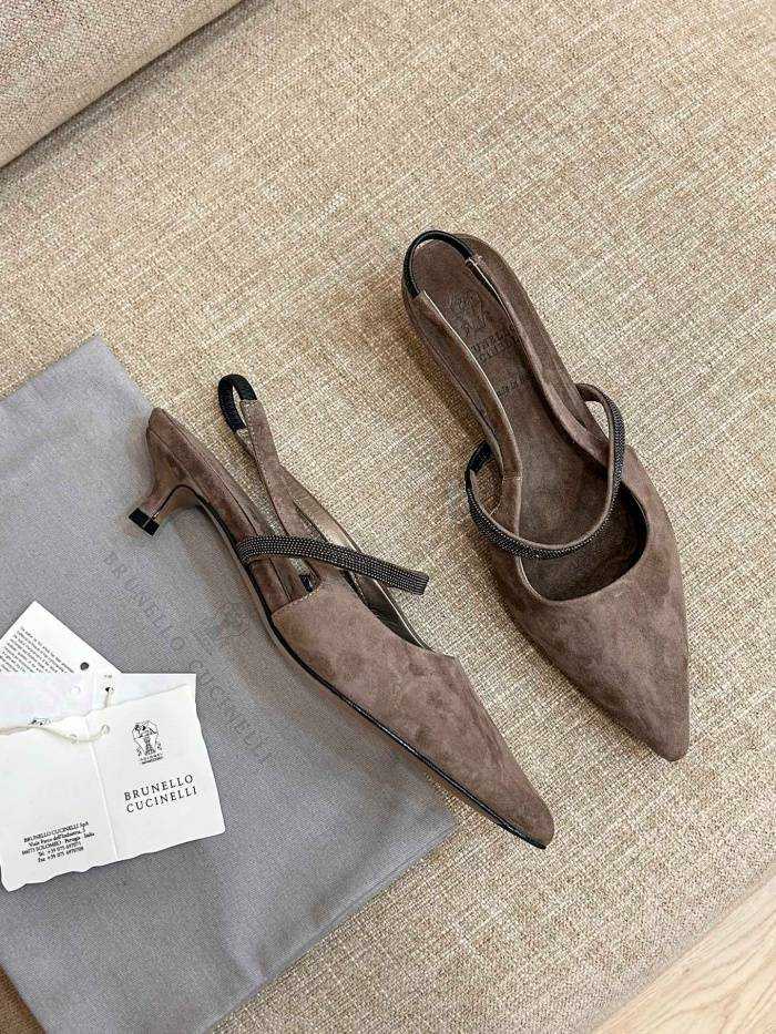 브루넬로 쿠치넬리 미들힐 굽3.5cm | 사이즈 36~41