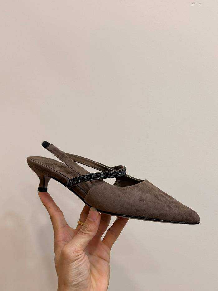 브루넬로 쿠치넬리 미들힐 굽3.5cm | 사이즈 36~41