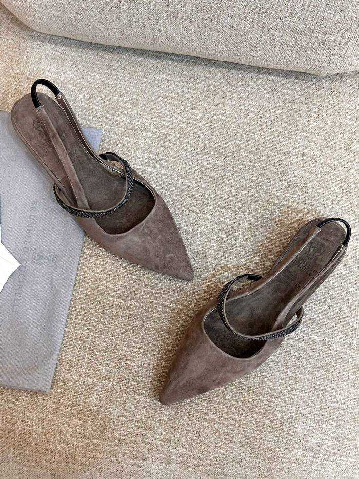 브루넬로 쿠치넬리 미들힐 굽3.5cm | 사이즈 36~41