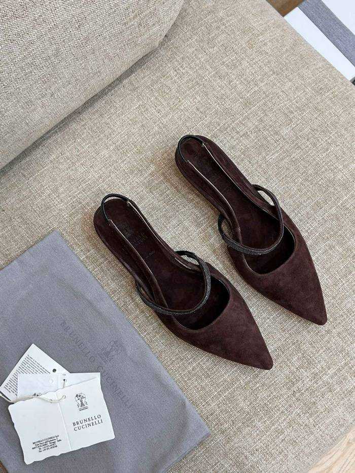 브루넬로 쿠치넬리 미들힐 굽3.5cm | 사이즈 36~41