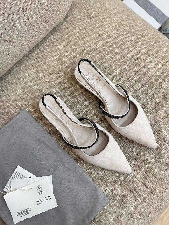 브루넬로 쿠치넬리 미들힐 굽3.5cm | 사이즈 36~41