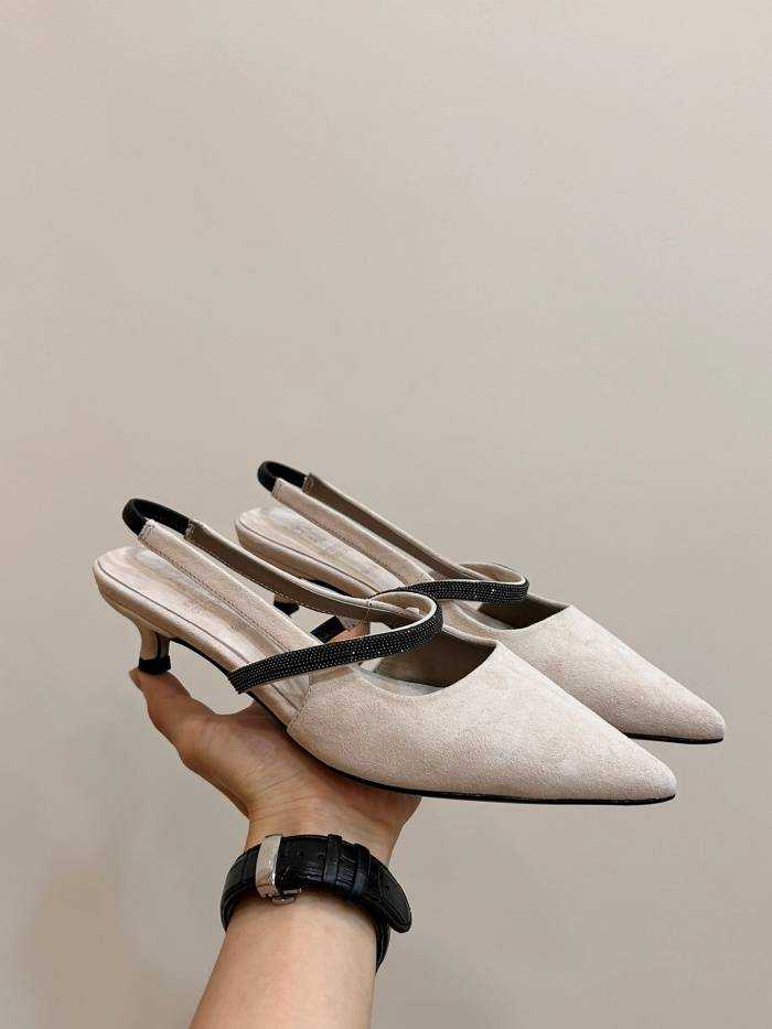 브루넬로 쿠치넬리 미들힐 굽3.5cm | 사이즈 36~41